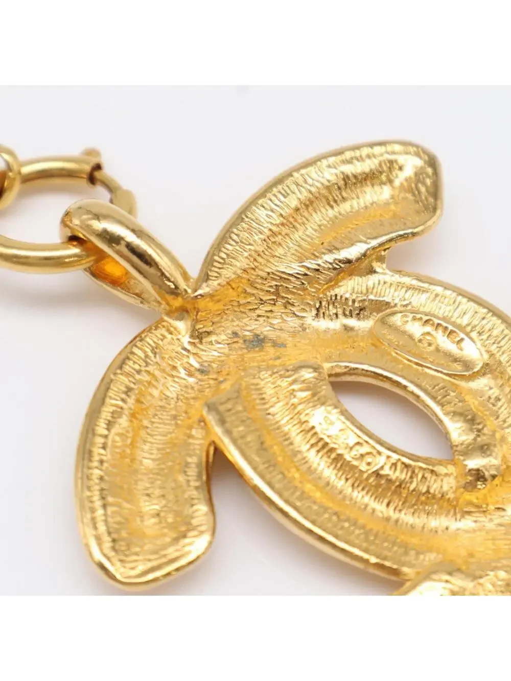 Chanel Cc Logo Chain Pendant Necklace #299516C15B